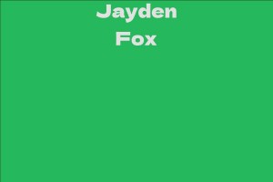 Jayden Fox
