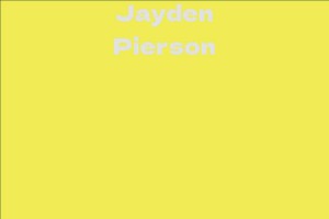 Jayden Pierson