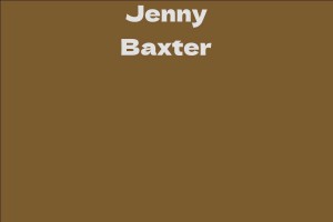 Jenny Baxter