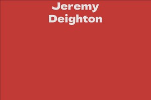 Jeremy Deighton