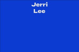 Jerri Lee