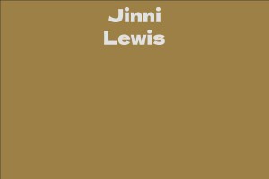 Jinni Lewis