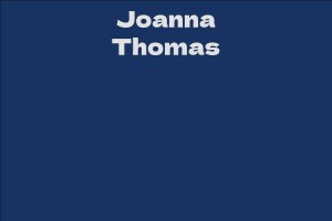 Joanna Thomas