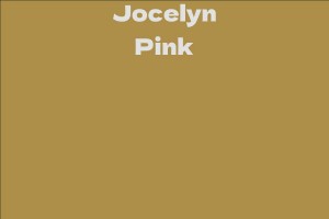 Jocelyn Pink