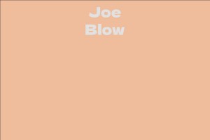 Joe Blow