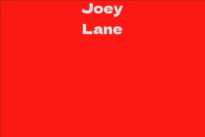 Joey Lane