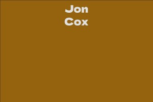 Jon Cox