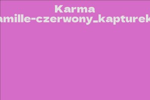 Karma Camille-czerwony_kapturek__