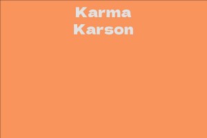 Karma Karson