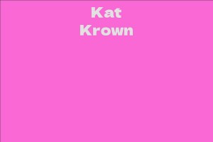 Kat Krown