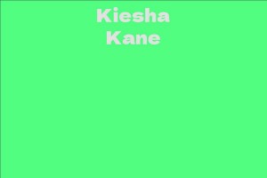 Kiesha Kane