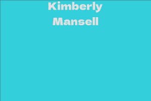 Kimberly Mansell