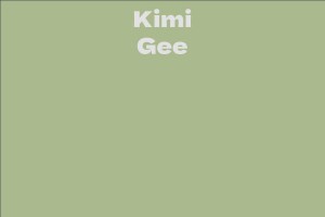 Kimi Gee