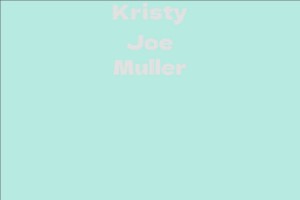 Kristy Joe Muller