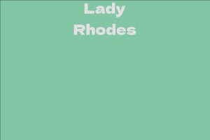 Lady Rhodes