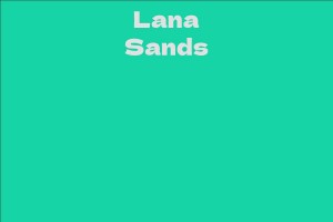 Lana Sands