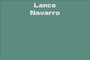 Lance Navarro