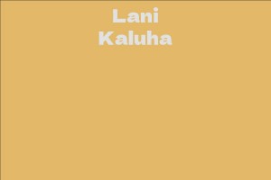 Lani Kaluha