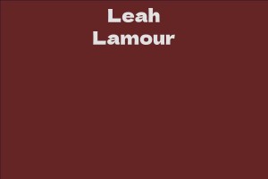 Leah Lamour