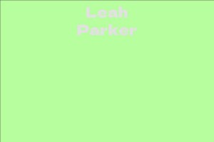 Leah Parker