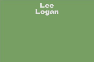 Lee Logan