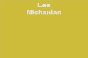 Lee Nishanian