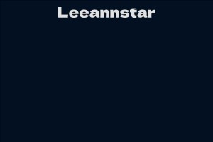 Leeannstar