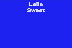 Leila Sweet
