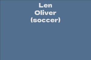 Len Oliver (soccer)