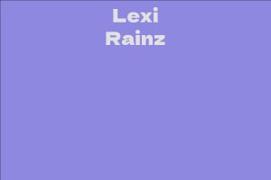 Lexi Rainz