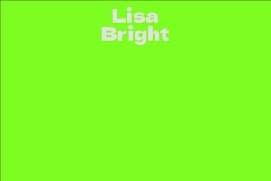 Lisa Bright
