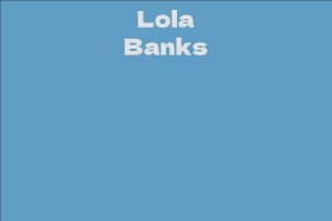 Lola Banks