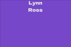 Lynn Ross