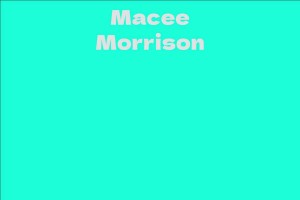 Macee Morrison