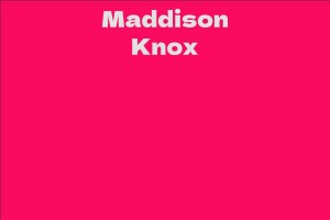 Maddison Knox