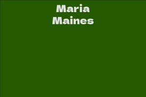 Maria Maines