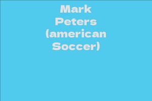 Mark Peters (american Soccer)