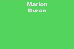 Marlon Duran