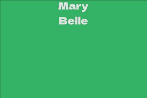 Mary Belle