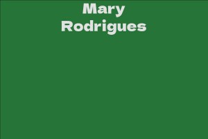 Mary Rodrigues