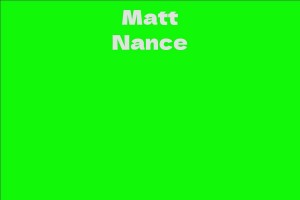 Matt Nance