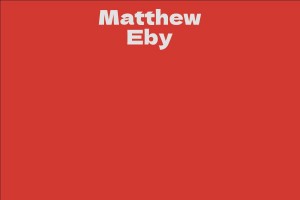 Matthew Eby