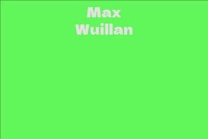 Max Wuillan