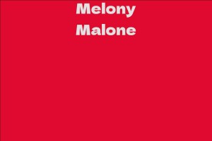 Melony Malone