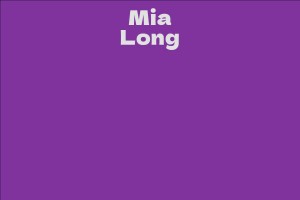 Mia Long