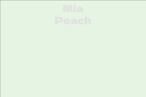Mia Peach