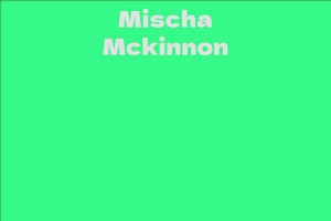 Mischa Mckinnon