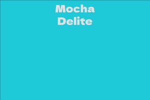Mocha Delite