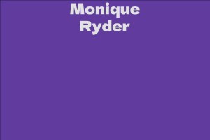 Monique Ryder