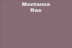 Montanna Rae